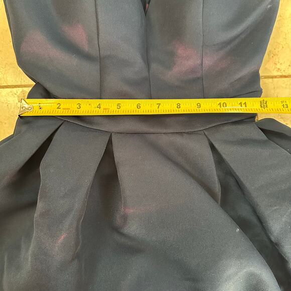 Chi Chi London 4 Blue Midi Skater Dress Tutu Gown Prom Formal Special Ocassion - Picture 5 of 12